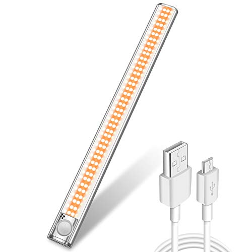 Luz Nocturna con Sensor de Movimiento,160 LED Recargable Sensor de Luz Interior Luz de Armario con 3 Modos,Para Armario,Pasillo,Escalera,Sótano,Cocina,Garaje,Gabinete y Baño Luz Nocturna con Sensor de Movimiento,160 LED Recargable Sensor de Luz Interior Luz de Armario con 3 Modos,Para Armario,Pasillo,Escalera,Sótano,Cocina,Garaje,Gabinete y Baño