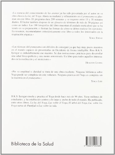 Luz sobre el Pranayama (Biblioteca de la Salud) Luz sobre el Pranayama (Biblioteca de la Salud)