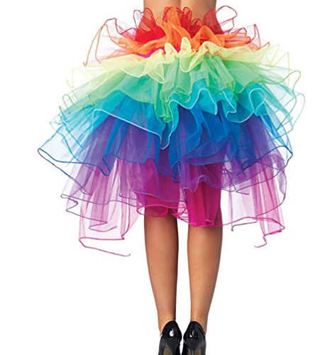 Lvguang Tutu Falda de Mujer Falda de Tul Short Ballet Capas Accesorios de Vestimenta de Baile para Niñas (Estilo1)