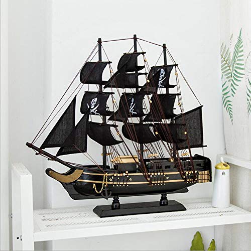 LVSSY-Modelo de Decoración de Barco Pirata Hobby Modelos de Barco de Bricolaje Kits de Barcos Barco de Vela Kit de Modelo de Madera de Decoración de Juguete Regalo de Juguete