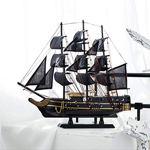 LVSSY-Modelo de Decoración de Barco Pirata Hobby Modelos de Barco de Bricolaje Kits de Barcos Barco de Vela Kit de Modelo de Madera de Decoración de Juguete Regalo de Juguete