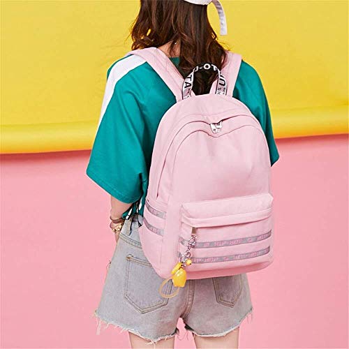 LXDDJsl Mochila Mujer Mochila, Mochila College School Fit 12-14 Pulgadas del Ordenador, de Peso Ligero de Alta Estudiante Medio Bookbag, Gilrs Water Classic Viaje Resistente Bolsa básico (Color : A) LXDDJsl Mochila Mujer Mochila, Mochila College School Fit 12-14 Pulgadas del Ordenador, de Peso Ligero de Alta Estudiante Medio Bookbag, Gilrs Water Classic Viaje Resistente Bolsa básico (Color : A)