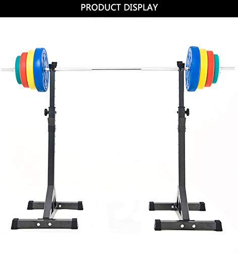 LXIN Stands para Sentadillas Barbell Rack Dip Stand Banco de Prensa Libre Ejercicio Fitness Equipo de Entrenamiento de Fuerza para gimnasios domésticos