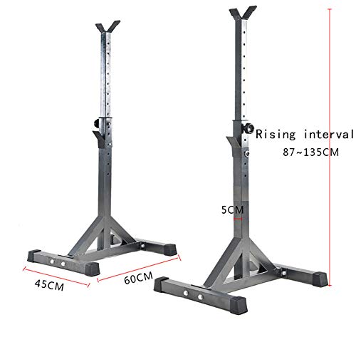 LXIN Stands para Sentadillas Barbell Rack Dip Stand Banco de Prensa Libre Ejercicio Fitness Equipo de Entrenamiento de Fuerza para gimnasios domésticos