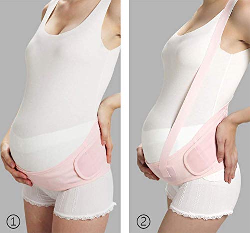 LXM Cinturón de maternidad, cinturón para mami con correas de hombro, arnés ajustable para embarazadas, soporte para el estómago prenatal para el vientre (color: negro) LXM Cinturón de maternidad, cinturón para mami con correas de hombro, arnés ajustable para embarazadas, soporte para el estómago prenatal para el vientre (color: negro)