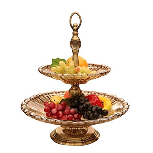 LXYU Placa De Fruta Doble De Vidrio Europeo Moderna DecoracióN De La HabitacióN Modelo Creativo Casero DecoracióN De La Placa De La Fruta Suave LXYU Placa De Fruta Doble De Vidrio Europeo Moderna DecoracióN De La HabitacióN Modelo Creativo Casero DecoracióN De La Placa De La Fruta Suave