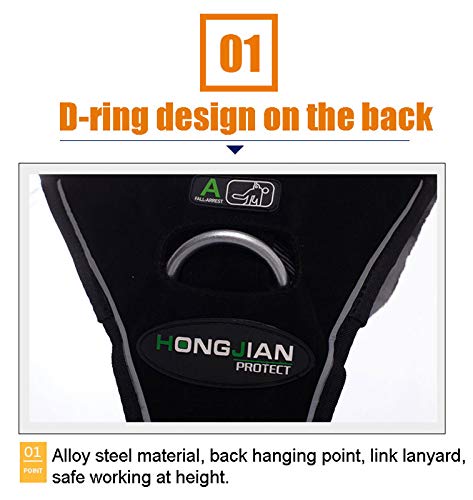 LXYYSG Arnés de Escalada, Cinturones Seguridad, Arnés de Seguridad para Todo el Cuerpo, Arnés Seguridad Escalada Montaña Ajustable Multiuso, para Exteriores Montañismo Espeleología de Rescate LXYYSG Arnés de Escalada, Cinturones Seguridad, Arnés de Seguridad para Todo el Cuerpo, Arnés Seguridad Escalada Montaña Ajustable Multiuso, para Exteriores Montañismo Espeleología de Rescate
