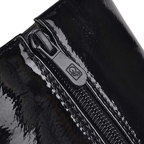Lydee Mujer Moda Boots Ankle High Tacones de Aguja Cremallera Botas Cortas Heels Plataforma Performance Shoes Black Talla 38 Lydee Mujer Moda Boots Ankle High Tacones de Aguja Cremallera Botas Cortas Heels Plataforma Performance Shoes Black Talla 38