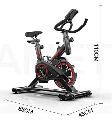 LYDZ Fitness Spinning Bike Aerobic Home Coach Bicicleta estática, Bicicleta rápida con Sistema de transmisión por Correa de bajo Ruido, Equipo de Ejercicio físico