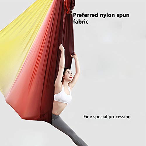 LYKH Hamaca De Yoga Aérea, Columpio De Yoga Antigravedad, Eslinga Microelástica Aérea De Gran Altitud para Principiantes, Mejora La Flexibilidad Y La Fuerza del Núcleo,Naranja LYKH Hamaca De Yoga Aérea, Columpio De Yoga Antigravedad, Eslinga Microelástica Aérea De Gran Altitud para Principiantes, Mejora La Flexibilidad Y La Fuerza del Núcleo,Naranja