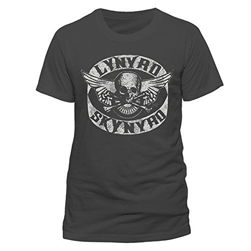 Lynyrd Skynyrd con aletas envejecido dise?o de calavera motorista de Carreras...