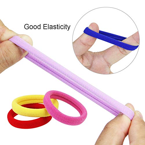 LYTIVAGEN 24 PCS Goma de Pelo, Cinta Elástica de Pelo Multicolor Coletero para Pelo Banda de Pelo para Niñas, Mujeres y Adultos LYTIVAGEN 24 PCS Goma de Pelo, Cinta Elástica de Pelo Multicolor Coletero para Pelo Banda de Pelo para Niñas, Mujeres y Adultos