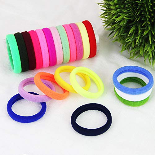 LYTIVAGEN 24 PCS Goma de Pelo, Cinta Elástica de Pelo Multicolor Coletero para Pelo Banda de Pelo para Niñas, Mujeres y Adultos LYTIVAGEN 24 PCS Goma de Pelo, Cinta Elástica de Pelo Multicolor Coletero para Pelo Banda de Pelo para Niñas, Mujeres y Adultos