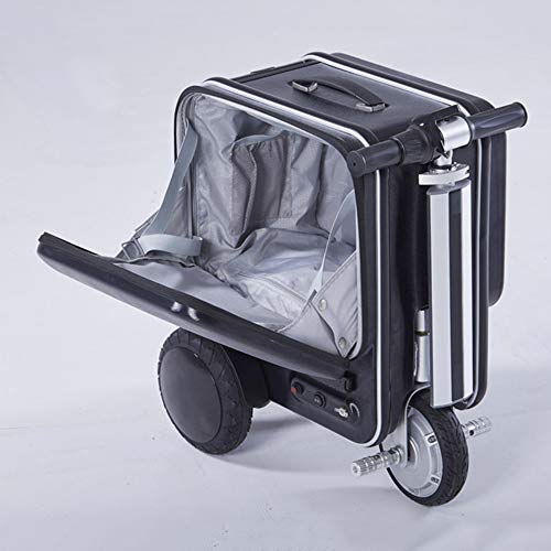 LYY Maleta eléctrica de 20 Pulgadas, Maleta Inteligente para Montar en Moto, 90 kg Carga de Carga/Barra de tracción telescópica Oculta, Vida útil de la batería 15-18 km,Darkgray LYY Maleta eléctrica de 20 Pulgadas, Maleta Inteligente para Montar en Moto, 90 kg Carga de Carga/Barra de tracción telescópica Oculta, Vida útil de la batería 15-18 km,Darkgray