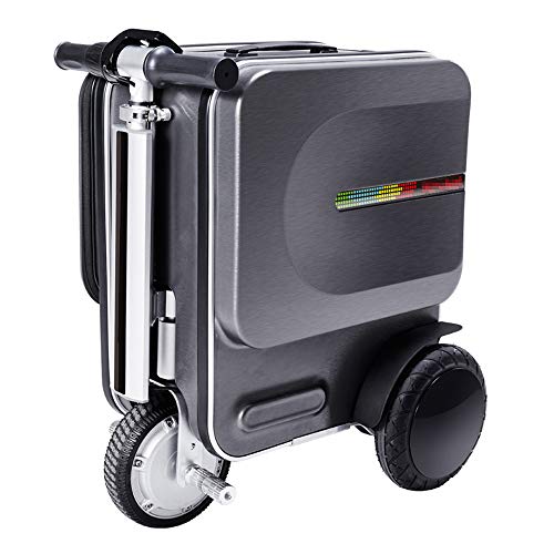 LYY Maleta eléctrica de 20 Pulgadas, Maleta Inteligente para Montar en Moto, 90 kg Carga de Carga/Barra de tracción telescópica Oculta, Vida útil de la batería 15-18 km,Darkgray LYY Maleta eléctrica de 20 Pulgadas, Maleta Inteligente para Montar en Moto, 90 kg Carga de Carga/Barra de tracción telescópica Oculta, Vida útil de la batería 15-18 km,Darkgray
