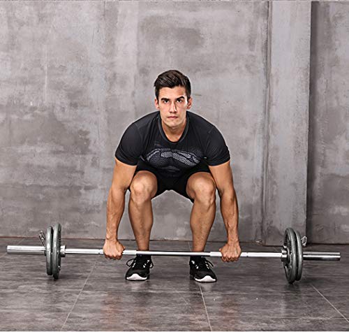 LYzpf Barra Pesas Recta Halterofilia Barras Hogar Gimnasio Musculacion Gym Barbell Bar para Culturismo Fitness Aparatos Gimnasia Equipo de Entrenamiento Fuerza Accesorios,1.2m-(2.5cm) LYzpf Barra Pesas Recta Halterofilia Barras Hogar Gimnasio Musculacion Gym Barbell Bar para Culturismo Fitness Aparatos Gimnasia Equipo de Entrenamiento Fuerza Accesorios,1.2m-(2.5cm)