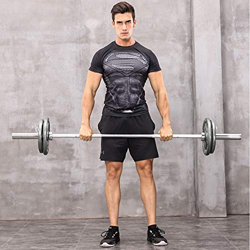 LYzpf Barra Pesas Recta Halterofilia Barras Hogar Gimnasio Musculacion Gym Barbell Bar para Culturismo Fitness Aparatos Gimnasia Equipo de Entrenamiento Fuerza Accesorios,1.2m-(2.5cm) LYzpf Barra Pesas Recta Halterofilia Barras Hogar Gimnasio Musculacion Gym Barbell Bar para Culturismo Fitness Aparatos Gimnasia Equipo de Entrenamiento Fuerza Accesorios,1.2m-(2.5cm)