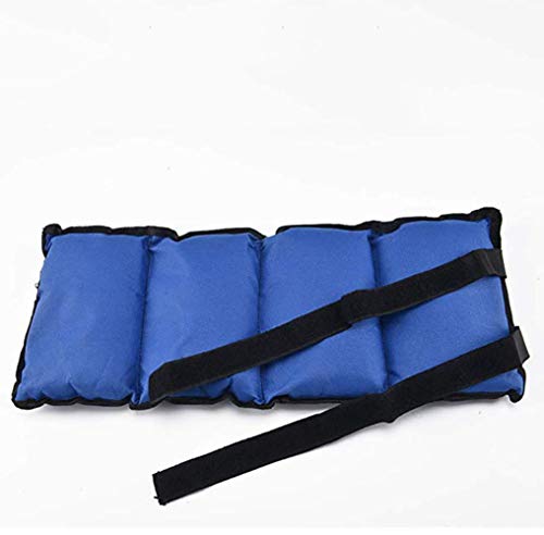 LYzpf Pesas de Tobillo Sacos Arena Respirable Entrenamiento de Fuerza Máquinas de Fitness Deportes para Gimnasio Accesorios de Aparatos Gimnasia,5kg*2