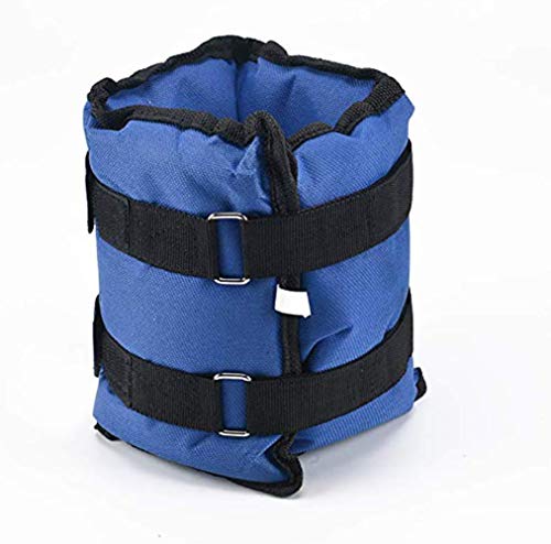 LYzpf Pesas de Tobillo Sacos Arena Respirable Entrenamiento de Fuerza Máquinas de Fitness Deportes para Gimnasio Accesorios de Aparatos Gimnasia,5kg*2