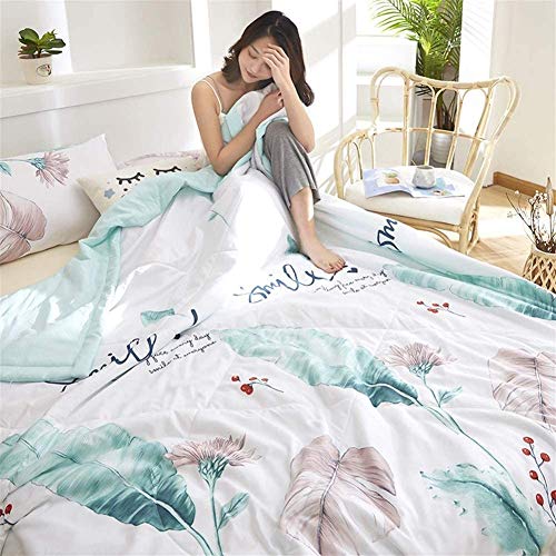 LZCMN Ropa de Cama Conjuntos colchonetas Lavable Edredón Simple/Doble/Rey Edredón Suavidad Consolador Lanza For Sofá Cama Manta Lanza Microfibra Anti-ácaro Ligera 100% Algodón Conjunto de Nórdices