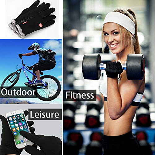 Lzfitpot Guantes de Invierno Cálido Impermeable Pantalla Táctil a Prueba de Viento Antideslizante,para Bicicleta,Moto y Correr al Aire Libre Guantes Calientes,Unisex Lzfitpot Guantes de Invierno Cálido Impermeable Pantalla Táctil a Prueba de Viento Antideslizante,para Bicicleta,Moto y Correr al Aire Libre Guantes Calientes,Unisex