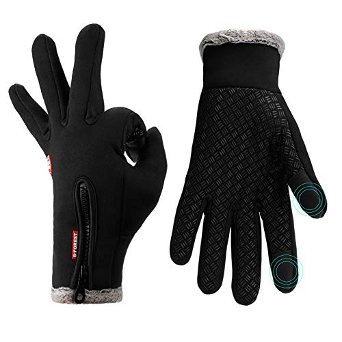 Lzfitpot Guantes de Invierno Cálido Impermeable Pantalla Táctil a Prueba de Viento Antideslizante,para Bicicleta,Moto y Correr al Aire Libre Guantes Calientes,Unisex Lzfitpot Guantes de Invierno Cálido Impermeable Pantalla Táctil a Prueba de Viento Antideslizante,para Bicicleta,Moto y Correr al Aire Libre Guantes Calientes,Unisex