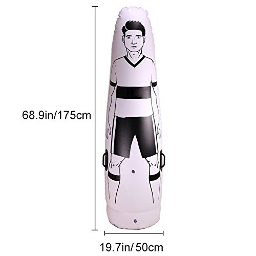 lzndeal 1.75 m Niños Adultos Inflables Fútbol Entrenamiento Goal Goal Keeper Air Soccer Train Dummy lzndeal 1.75 m Niños Adultos Inflables Fútbol Entrenamiento Goal Goal Keeper Air Soccer Train Dummy