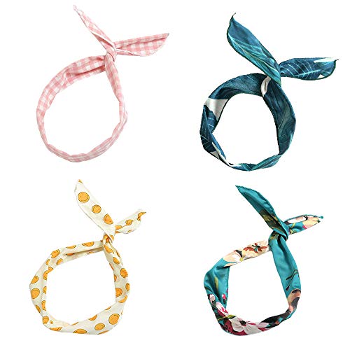 LZYMSZ 12PCS Twist Bow Bandas Para la Cabeza con Cable, Alambre de Hierro Anudado Banda Para Cabello Flor, Yoga Head Wraps Turbante Deportivo, Vintage Impreso Criss Cross(12-SS) LZYMSZ 12PCS Twist Bow Bandas Para la Cabeza con Cable, Alambre de Hierro Anudado Banda Para Cabello Flor, Yoga Head Wraps Turbante Deportivo, Vintage Impreso Criss Cross(12-SS)