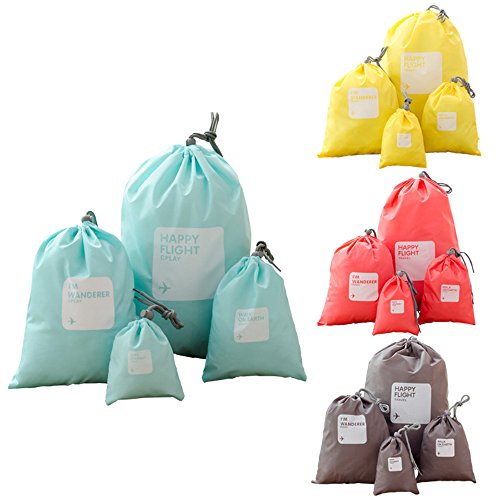 LZYMSZ 8 Piezas Nylon Lazo Bolsa Ropa Impermeable Bolso Viaje Bolsa Sucia Cable Bolsa ZapatosBolsa (8-PCS) LZYMSZ 8 Piezas Nylon Lazo Bolsa Ropa Impermeable Bolso Viaje Bolsa Sucia Cable Bolsa ZapatosBolsa (8-PCS)