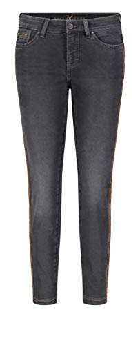 MAC Jeans Dream Slim Velvet Chain Vaqueros, Negro (Black Slight Use Wash D983), W23/L29 (Talla del Fabricante: 00/29) para Mujer