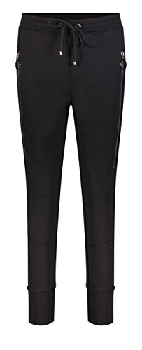 MAC Jeans Future 2.0 Vaqueros Boyfriend, Negro, 38W para Mujer