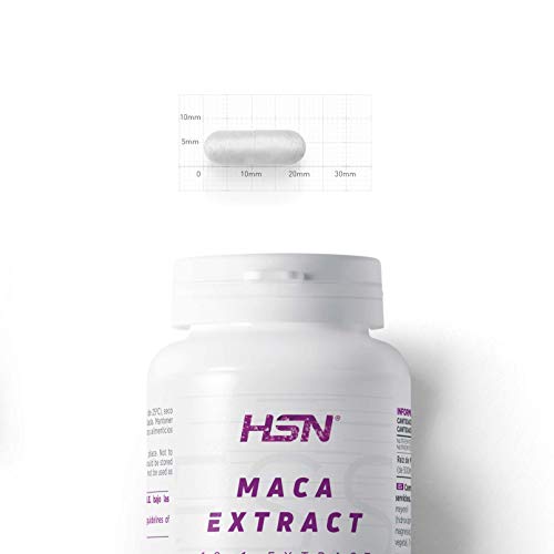 Maca Andina de HSN | 500mg | Extracto 10:1 Alta Concentración | Energizante Natural | Apto Vegano, Sin Gluten, Sin Lactosa | 120 Cápsulas Vegetales Maca Andina de HSN | 500mg | Extracto 10:1 Alta Concentración | Energizante Natural | Apto Vegano, Sin Gluten, Sin Lactosa | 120 Cápsulas Vegetales