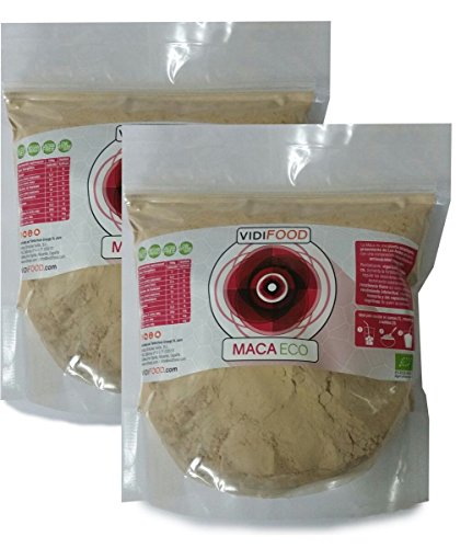 Maca ECO en Polvo - 2kg - Fuente de Aminoácidos, Fibra y Vitaminas - Alta calidad - 100% Natural - Superalimento Saludable para Musculación y Recuperación, Aumenta la Energía y niveles Hormonales.