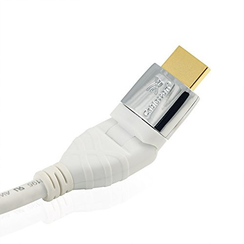 Mackuna Flex Plus 1M Cable de extensión HDMI - Audio - Video con Ethernet (1080P, 4k2k, PS4, Xbox One, DVD, BLU-Ray, Sky HD, Virgin Box, UHD, LCD Full HD, Plasma & TV LED, 3D TV Plomo, ARC