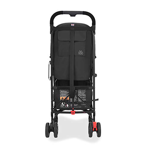 Maclaren Quest arc Silla de paseo - ligero, manillar unido, para recién nacidos hasta los 25kg, Asiento multiposición, suspensión en las 4 ruedas, Negro