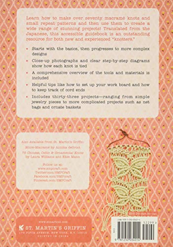 Macrame Pattern Book: Includes Over 170 Knots, Patterns and Projects