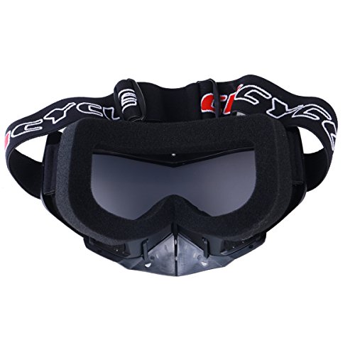 madbike Motocicleta motocross gafas Deportes al aire libre Dirt Bike ATV MX Off-Road Goggles (black)
