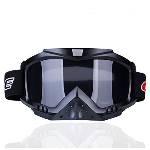 madbike Motocicleta motocross gafas Deportes al aire libre Dirt Bike ATV MX Off-Road Goggles (black)