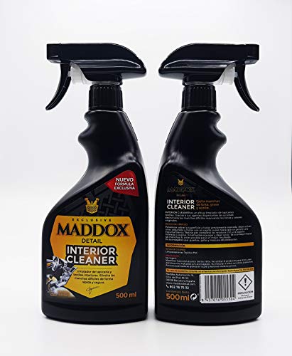 Maddox Detail - Interior Cleaner - Limpia Tapicerias Coche Profesional (500 ml) Maddox Detail - Interior Cleaner - Limpia Tapicerias Coche Profesional (500 ml)