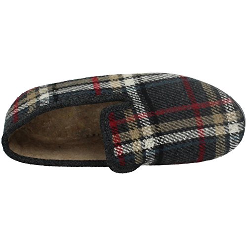 MADE IN SPAIN 163 Chinelas DE Cuadros Hombre Zapatillas CASA Gris 43 MADE IN SPAIN 163 Chinelas DE Cuadros Hombre Zapatillas CASA Gris 43