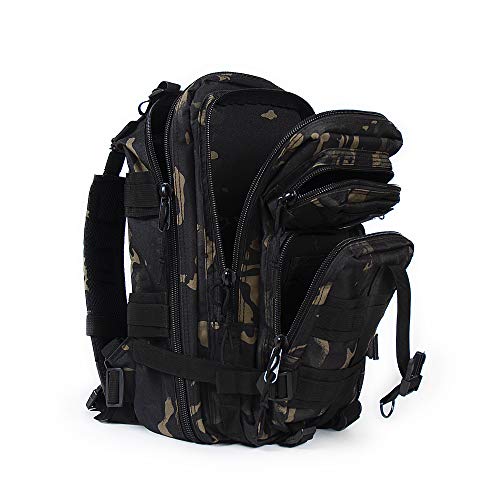 Madger Mochila 20L / Camuflaje Táctico / Militar, Senderismo, Trekking, Camping, Bicicleta, Outdoor / Impermeable, Multi-fonctionnel