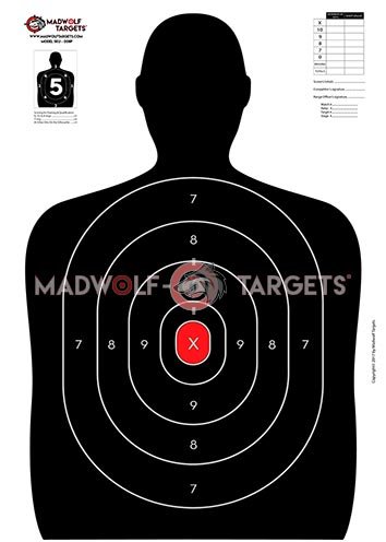 Madwolf Targets Siluetas Tiro policial puntuación. (84,1 x 59,4cm) - (Pack 20 Siluetas) Madwolf Targets Siluetas Tiro policial puntuación. (84,1 x 59,4cm) - (Pack 20 Siluetas)