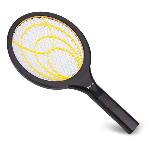 Mafiti Raqueta eléctrica Abeja. Superficie Multicapa Que Garantiza Seguridad y Facilidad de Uso. para Exterior e Interior, Amarillo Mafiti Raqueta eléctrica Abeja. Superficie Multicapa Que Garantiza Seguridad y Facilidad de Uso. para Exterior e Interior, Amarillo