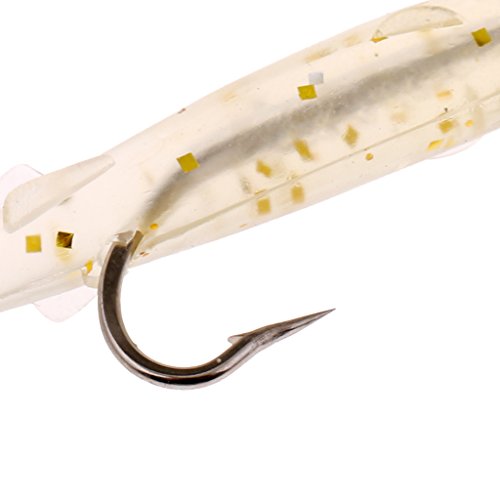 MagiDeal 12Pcs Cebos Biónicos Anguila Señuelo Gancho Cuerpo Esbelto Cola Cónica Aparejos Pesca Pescador Trampa Carnada MagiDeal 12Pcs Cebos Biónicos Anguila Señuelo Gancho Cuerpo Esbelto Cola Cónica Aparejos Pesca Pescador Trampa Carnada