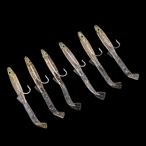 MagiDeal 12Pcs Cebos Biónicos Anguila Señuelo Gancho Cuerpo Esbelto Cola Cónica Aparejos Pesca Pescador Trampa Carnada MagiDeal 12Pcs Cebos Biónicos Anguila Señuelo Gancho Cuerpo Esbelto Cola Cónica Aparejos Pesca Pescador Trampa Carnada