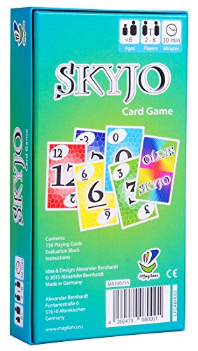 Magilano SKYJO Juego de Cartas definitivo para niños y Adultos.