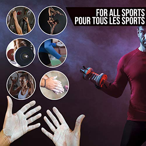 Magnesio líquido, 250 ml – Tiza máxima adherencia (Liquid Chalk) musculación crossfit halterofilia escalada gimnasia Pole Dance Atlétismo (perca, lanzador del peso, lejía, martillo, disco)