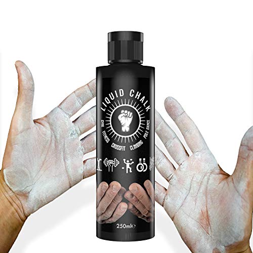 Magnesio líquido, 250 ml – Tiza máxima adherencia (Liquid Chalk) musculación crossfit halterofilia escalada gimnasia Pole Dance Atlétismo (perca, lanzador del peso, lejía, martillo, disco) Magnesio líquido, 250 ml – Tiza máxima adherencia (Liquid Chalk) musculación crossfit halterofilia escalada gimnasia Pole Dance Atlétismo (perca, lanzador del peso, lejía, martillo, disco)