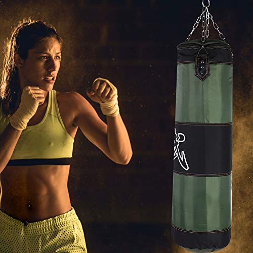 MAGT Bolso Pesado De Boxeo Duradero, Saco De Arena con Saco De Arena Funcional Bolsa De Entrenamiento Vacío De Boxeo Gancho Kick Fight Karate Bolsa De Arena para Entrenar Ejercicio Físico Y Deportivo