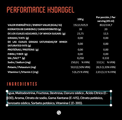 Mahalo Hydrogel Mix Box - Pack De 18 Geles 12 Performance Hydrogel (Limón +Frutos Rojos+ Manzana) + 3 Performance Caffeine Hydrogel (Cola)+ 3 Performance Bcaa Hydrogel (Naranja) - 18 Sticks X 45 Ml.